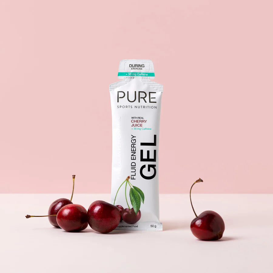 Fluid Energy Gel - Cherry with 30mg Caffeine - 50g