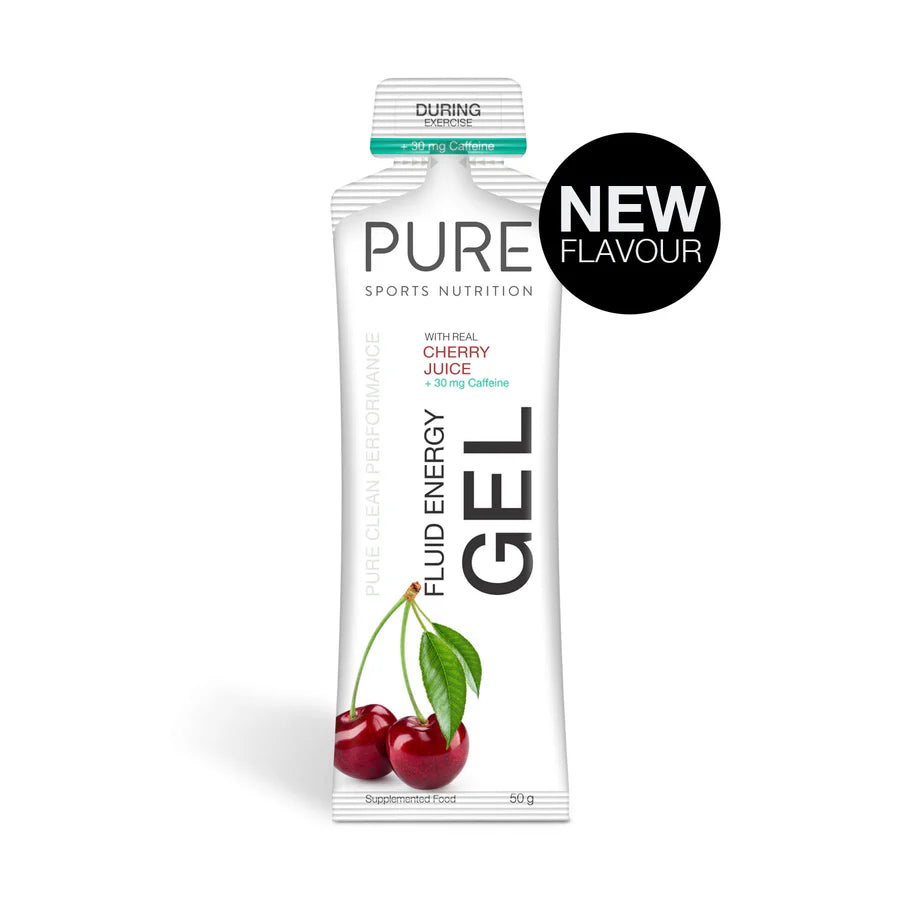 Fluid Energy Gel - Cherry with 30mg Caffeine - 50g